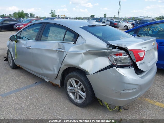 2016 Chevrolet Cruze Lt Turbo მანქანა იყიდება აუქციონზე, vin: 1G1BE5SM6G7312714, აუქციონის ნომერი: 20270831