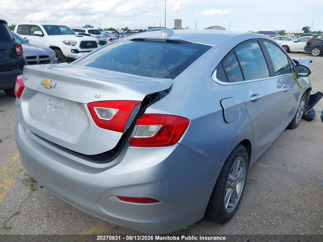 2016 Chevrolet Cruze Lt Turbo მანქანა იყიდება აუქციონზე, vin: 1G1BE5SM6G7312714, აუქციონის ნომერი: 20270831