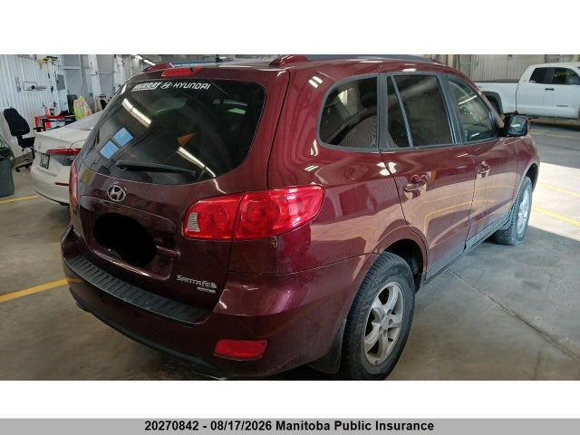 Продажа на аукционе авто 2008 Hyundai Santa Fe Gls, vin: 5NMSG13E98H216278, номер лота: 20270842