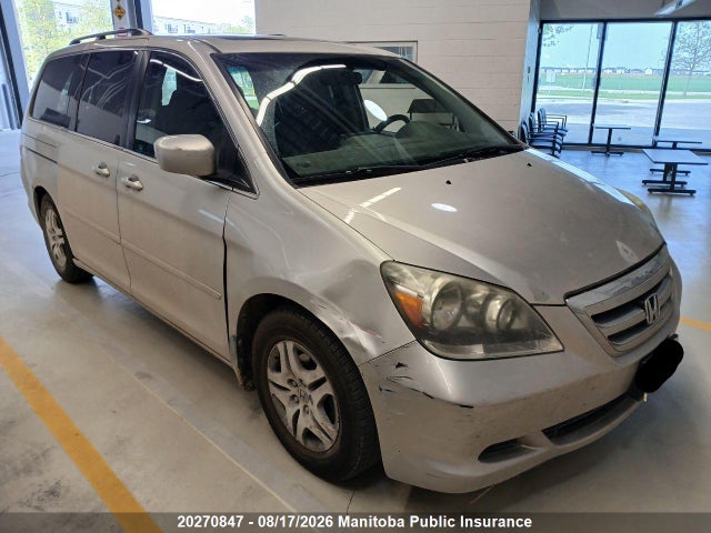 20270847 :رقم المزاد ، 5FNRL38627B514095 vin ، 2007 Honda Odyssey Ex-l Ex-l مزاد بيع