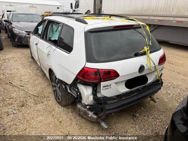 Aukcja sprzedaży 2017 Volkswagen Golf 1.8 Tsi 4motion, vin: 3VW017AU2HM516972, numer aukcji: 20270853