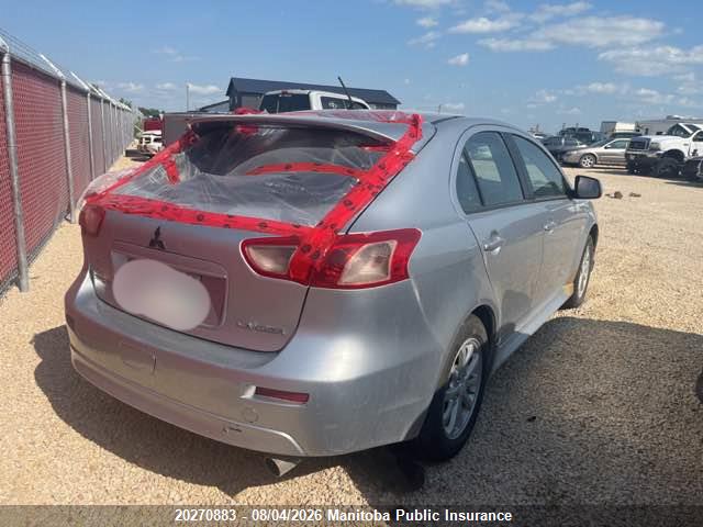 20270883 :رقم المزاد ، JA32X2HU9BU605510 vin ، 2011 Mitsubishi Lancer Sportback Es مزاد بيع