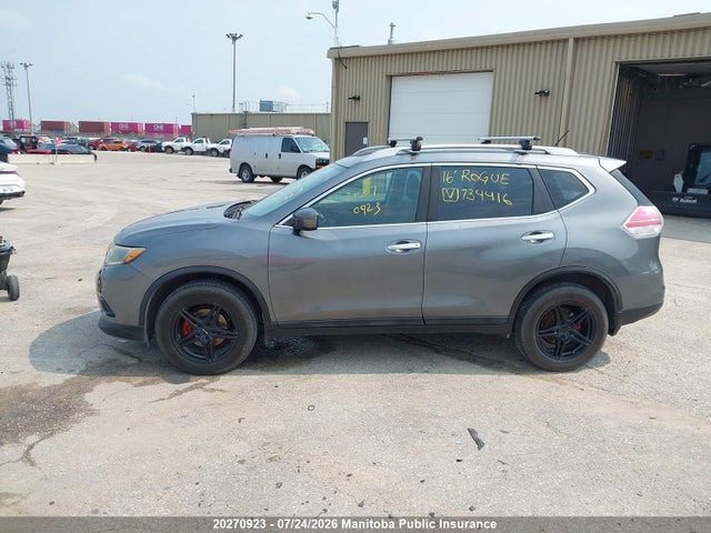 Aukcja sprzedaży 2016 Nissan Rogue S, vin: 5N1AT2MV4GC734416, numer aukcji: 20270923