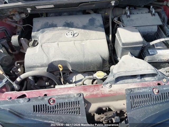 2012 Toyota Sienna Le V6 მანქანა იყიდება აუქციონზე, vin: 5TDKK3DC9CS256809, აუქციონის ნომერი: 20270930