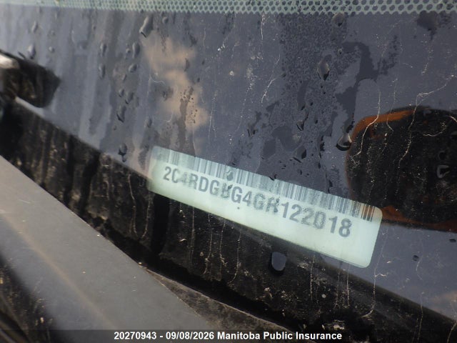 Продажа на аукционе авто 2016 Dodge Grand Caravan Sxt, vin: 2C4RDGBG4GR122018, номер лота: 20270943