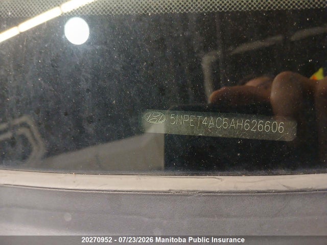 20270952 :رقم المزاد ، 5NPET4AC6AH626606 vin ، 2010 Hyundai Sonata Gl مزاد بيع