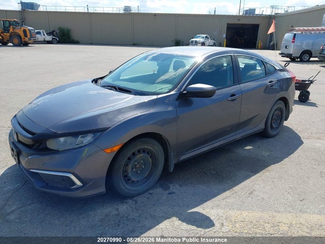 Honda Civic Lx 2019 2HGFC2F53KH004754 Image 2