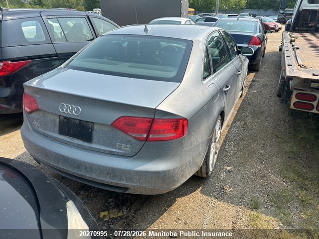 2011 Audi A4 2.0t Quattro მანქანა იყიდება აუქციონზე, vin: WAUFFCFL1BN022409, აუქციონის ნომერი: 20270995