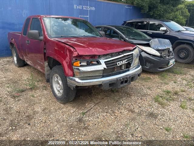 20270999 :رقم المزاد ، 1GTCS198458163300 vin ، 2005 Gmc Canyon Sle Ext Cab مزاد بيع