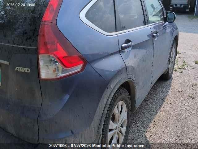 Продажа на аукционе авто 2012 Honda Cr-v Ex-l, vin: 2HKRM4H73CH118474, номер лота: 20271006