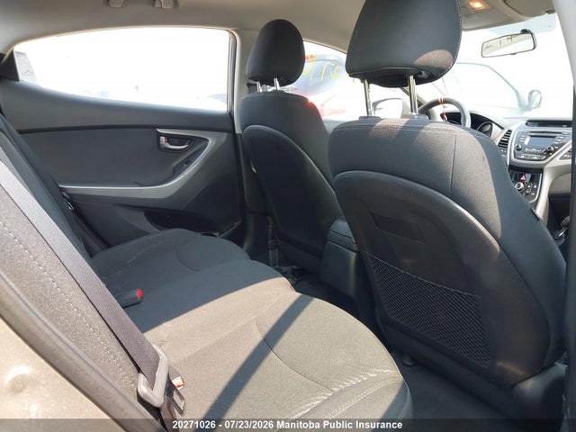 20271026 :رقم المزاد ، 5NPDH4AE6FH636607 vin ، 2015 Hyundai Elantra Gl مزاد بيع