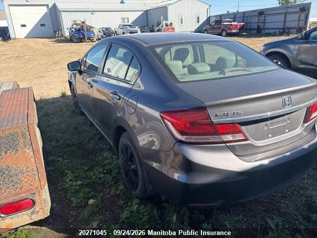 Honda Civic Lx 2015 2HGFB2F44FH027590 Image 3