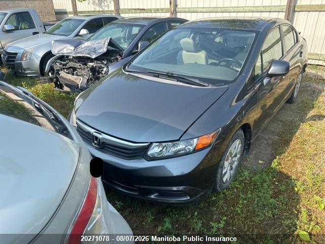 20271078 :رقم المزاد ، 2HGFB2E51CH033790 vin ، 2012 Honda Civic Ex مزاد بيع
