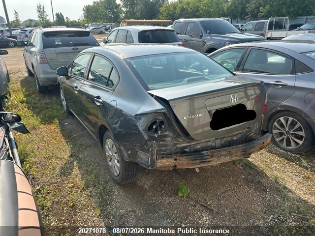 20271078 :رقم المزاد ، 2HGFB2E51CH033790 vin ، 2012 Honda Civic Ex مزاد بيع