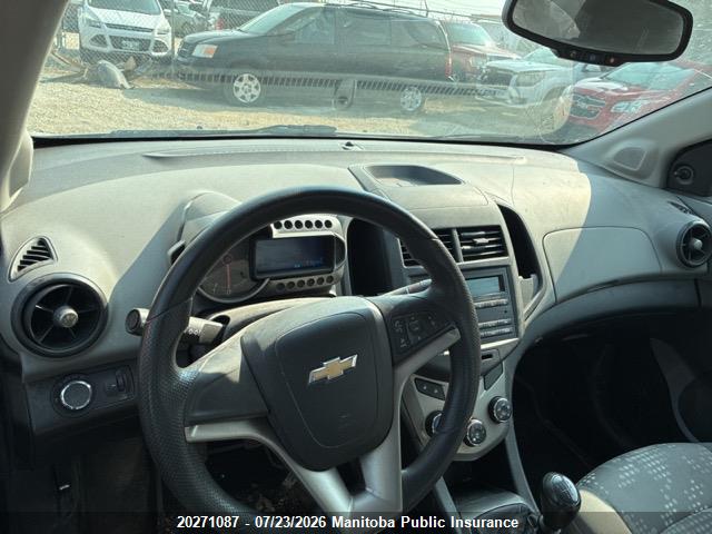 Aukcja sprzedaży 2012 Chevrolet Sonic Ls, vin: 1G1JB5EH2C4185541, numer aukcji: 20271087