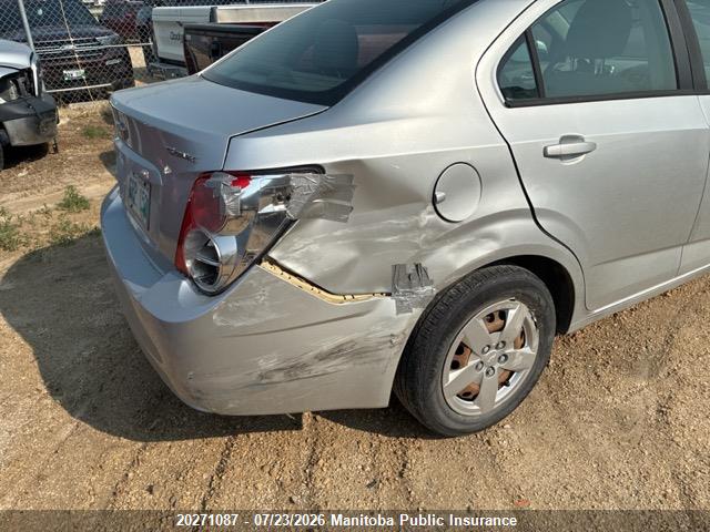 Aukcja sprzedaży 2012 Chevrolet Sonic Ls, vin: 1G1JB5EH2C4185541, numer aukcji: 20271087