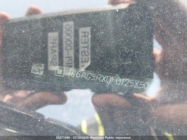 1G6AG5RX0F0125850 Cadillac Ats Turbo