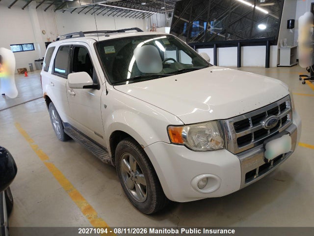 2008 Ford Escape Limited V6 მანქანა იყიდება აუქციონზე, vin: 1FMCU94118KC13043, აუქციონის ნომერი: 20271094