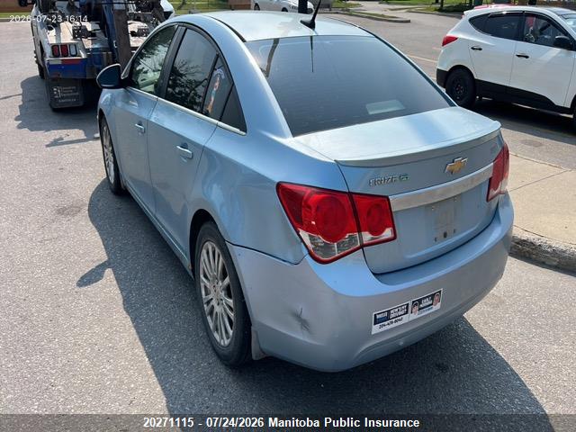 Aukcja sprzedaży 2011 Chevrolet Cruze Eco Turbo, vin: 1G1PJ5S99B7262994, numer aukcji: 20271115