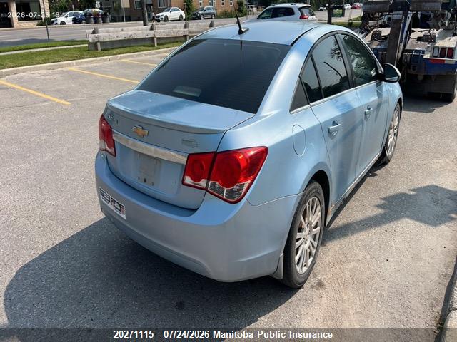 Aukcja sprzedaży 2011 Chevrolet Cruze Eco Turbo, vin: 1G1PJ5S99B7262994, numer aukcji: 20271115