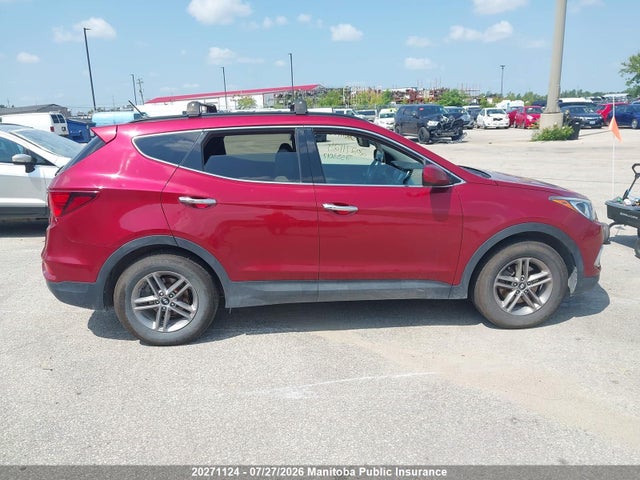 20271124 :رقم المزاد ، 5XYZTDLB9JG553017 vin ، 2018 Hyundai Santa Fe Sport مزاد بيع