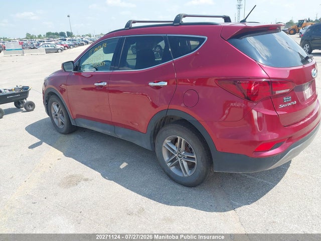 20271124 :رقم المزاد ، 5XYZTDLB9JG553017 vin ، 2018 Hyundai Santa Fe Sport مزاد بيع