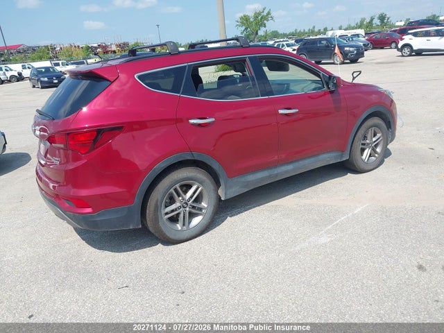 20271124 :رقم المزاد ، 5XYZTDLB9JG553017 vin ، 2018 Hyundai Santa Fe Sport مزاد بيع