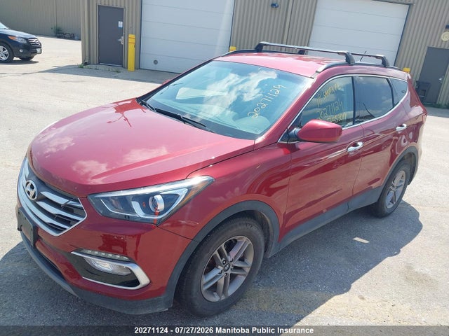 20271124 :رقم المزاد ، 5XYZTDLB9JG553017 vin ، 2018 Hyundai Santa Fe Sport مزاد بيع