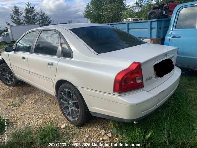 Продаж на аукціоні авто 2004 Volvo S80 2.5t, vin: YV1TH59H241359257, номер лоту: 20271133
