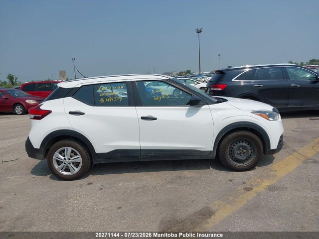 20271144 :رقم المزاد ، 3N1CP5BV8LL491314 vin ، 2020 Nissan Kicks S مزاد بيع