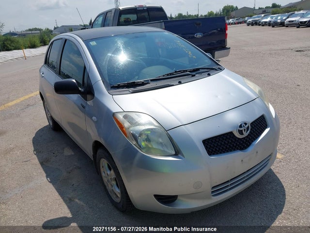 20271156 :رقم المزاد ، JTDKT923575031866 vin ، 2007 Toyota Yaris Le مزاد بيع
