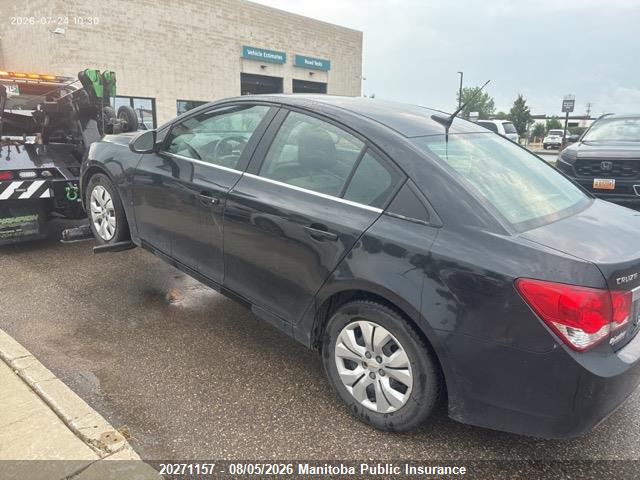 20271157 :رقم المزاد ، 1G1PC5SH1C7397888 vin ، 2012 Chevrolet Cruze Ls مزاد بيع