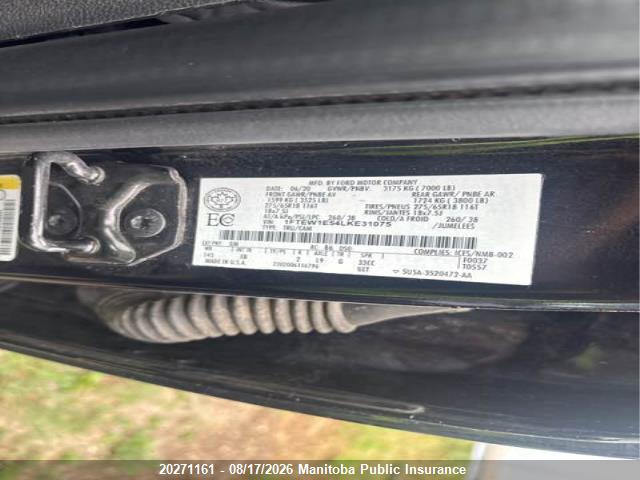 Ford F-Series 2020 1FTEW1E54LKE31075 Image 9