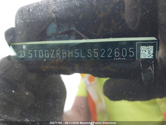 Продаж на аукціоні авто 2020 Toyota Highlander Le V6, vin: 5TDGZRBH5LS522605, номер лоту: 20271165