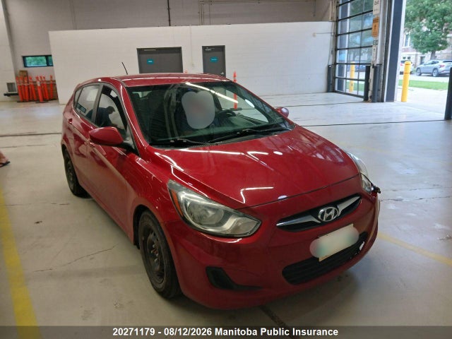 2012 Hyundai Accent Gl მანქანა იყიდება აუქციონზე, vin: KMHCT5AE3CU050783, აუქციონის ნომერი: 20271179