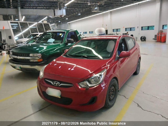 2012 Hyundai Accent Gl მანქანა იყიდება აუქციონზე, vin: KMHCT5AE3CU050783, აუქციონის ნომერი: 20271179