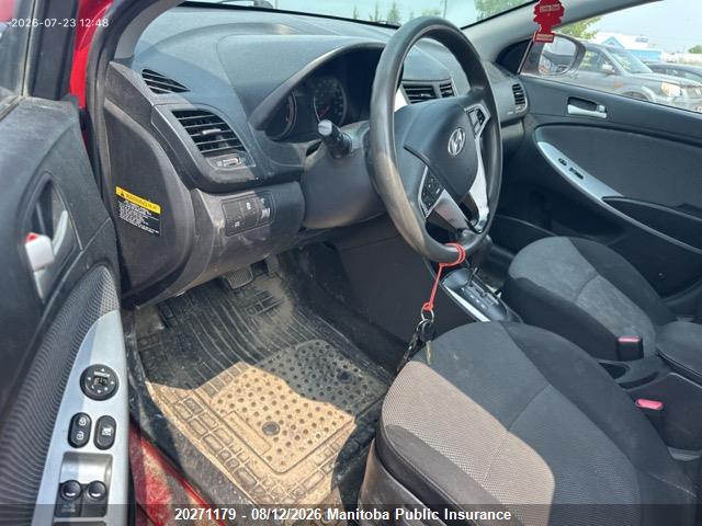 2012 Hyundai Accent Gl მანქანა იყიდება აუქციონზე, vin: KMHCT5AE3CU050783, აუქციონის ნომერი: 20271179