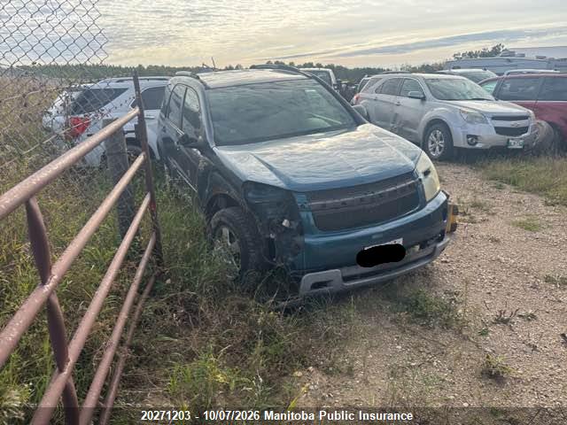 20271203 :رقم المزاد ، 2CNDL23F076012912 vin ، 2007 Chevrolet Equinox Ls V6 مزاد بيع