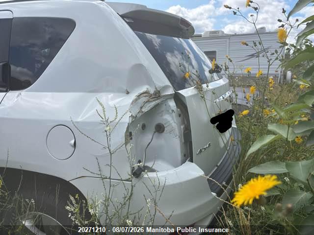 Продаж на аукціоні авто 2014 Jeep Compass North, vin: 1C4NJDAB6ED518799, номер лоту: 20271210