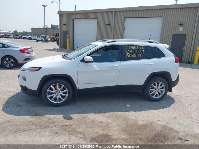 20271219 :رقم المزاد ، 1C4PJMDS6HW515995 vin ، 2017 Jeep Cherokee Limited مزاد بيع