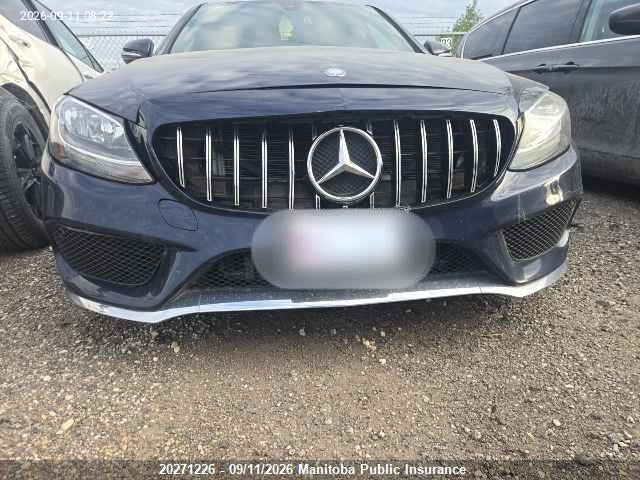 55SWF4JB8FU091009 Mercedes Benz C300w 4matic
