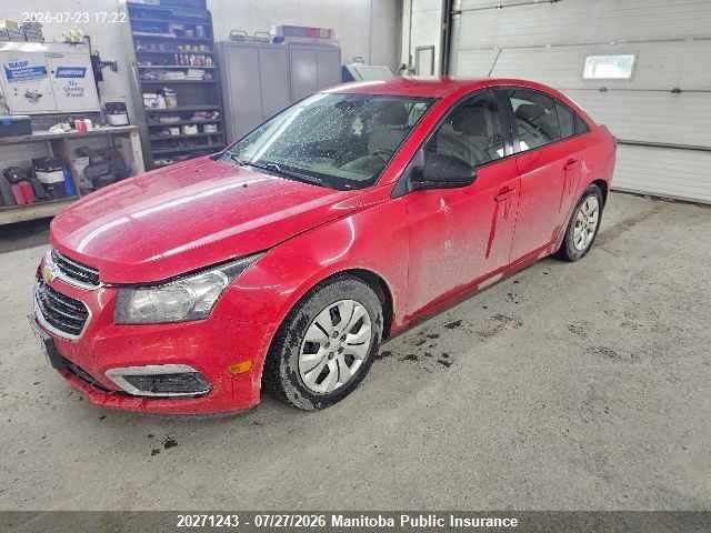 1G1PM5SH4F7193698 Chevrolet CRUZE LS