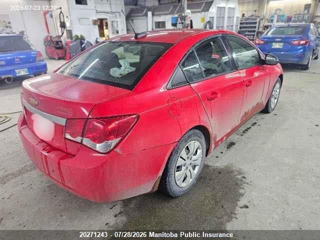 1G1PM5SH4F7193698 Chevrolet CRUZE LS