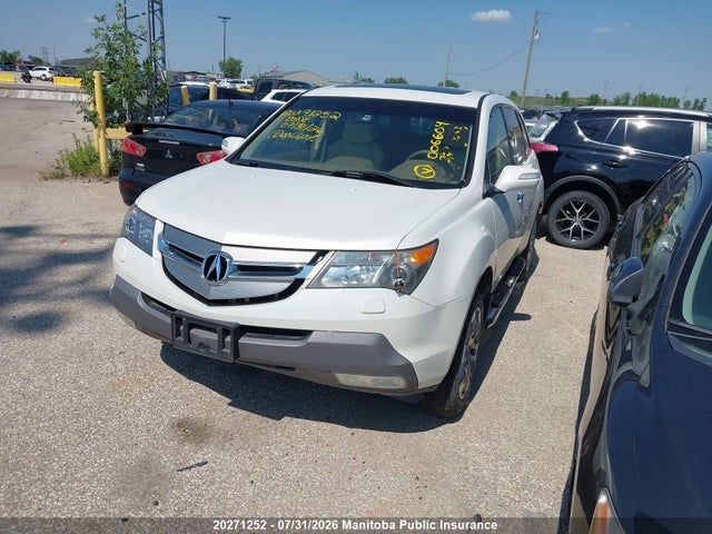 20271252 :رقم المزاد ، 2HNYD28698H006604 vin ، 2008 Acura Mdx مزاد بيع