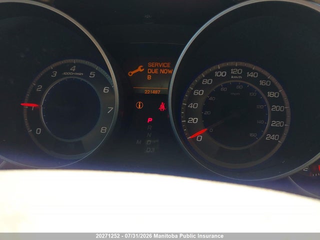 20271252 :رقم المزاد ، 2HNYD28698H006604 vin ، 2008 Acura Mdx مزاد بيع