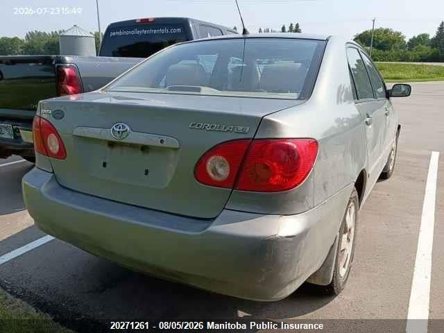 Aukcja sprzedaży 2003 Toyota Corolla Le, vin: 2T1BR38E13C726363, numer aukcji: 20271261