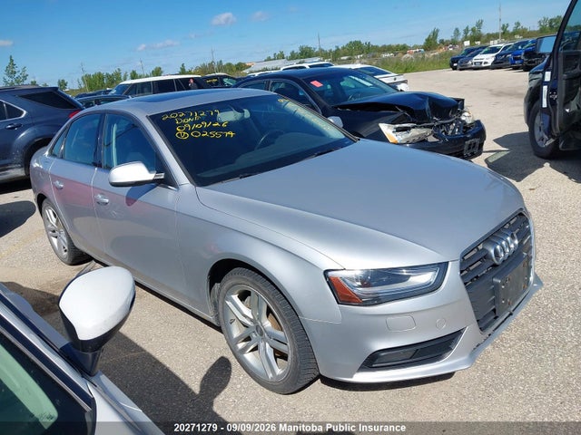 Продаж на аукціоні авто 2013 Audi A4 2.0t Quattro, vin: WAUHFCFL4DN025574, номер лоту: 20271279