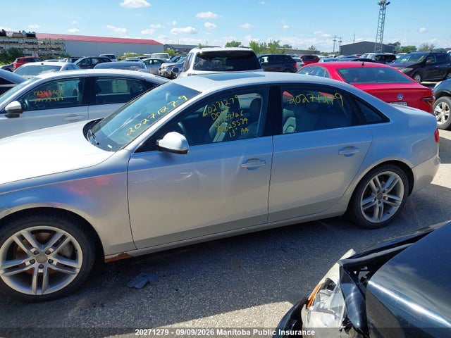 Продаж на аукціоні авто 2013 Audi A4 2.0t Quattro, vin: WAUHFCFL4DN025574, номер лоту: 20271279