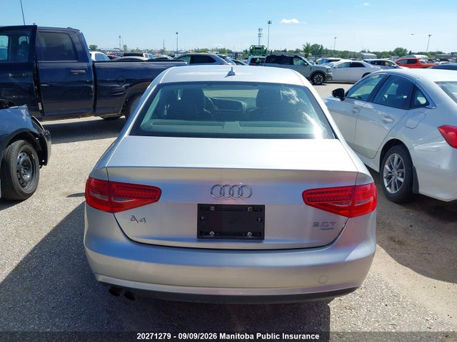 Продаж на аукціоні авто 2013 Audi A4 2.0t Quattro, vin: WAUHFCFL4DN025574, номер лоту: 20271279