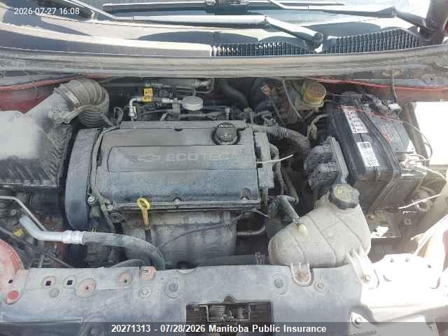 Aukcja sprzedaży 2012 Chevrolet Sonic Lt, vin: 1G1JC6EH9C4111746, numer aukcji: 20271313